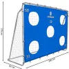 Futbalová bránka s terčom 240x170x85 cm SPRINGOS SG0010