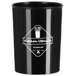 Sada kuchynského náčinia v stojane, set 12ks, čierna SPRINGOS CHEF