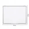 Magnetická tabuľa 90x60 cm popisovateľná, biela SPRINGOS