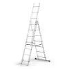 Hliníkový rebrík 3x7 priečok trojdielny DRABEST DW3-7 HOME