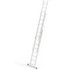Hliníkový rebrík 3x9 priečok trojdielny DRABEST DW3-9 HOME