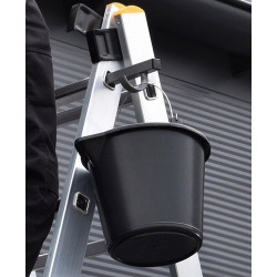 Hliníkový rebrík 3x7 priečok trojdielny DRABEST DW3-7 PRO