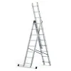 Hliníkový rebrík 3x8 priečok trojdielny DRABEST DW3-8 PRO