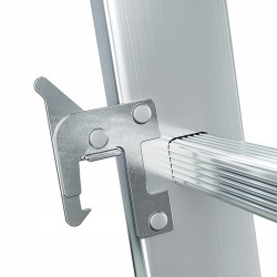 Hliníkový rebrík 3x11 priečok trojdielny DRABEST DW3-11 PRO