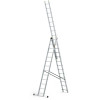 Hliníkový rebrík 3x13 priečok trojdielny DRABEST DW3-13 PRO