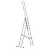 Hliníkový rebrík 3x13 priečok trojdielny DRABEST DW3-13 PRO