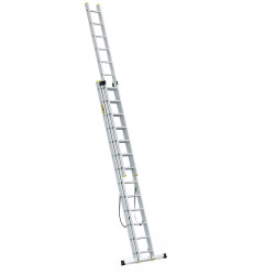 Hliníkový rebrík 3x13 priečok trojdielny DRABEST DW3-13 PRO