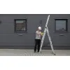 Hliníkový rebrík 3x13 priečok trojdielny DRABEST DW3-13 PRO