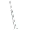 Hliníkový rebrík 3x15 priečok trojdielny DRABEST DW3-15 PRO