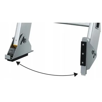 Hliníkový rebrík 3x9 priečok trojdielny DRABEST DW3-9 MAX