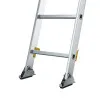 Hliníkový rebrík 3x9 priečok trojdielny DRABEST DW3-9 MAX