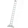 Hliníkový rebrík 3x11 priečok trojdielny DRABEST DW3-11 MAX
