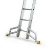 Hliníkový rebrík 3x11 priečok trojdielny DRABEST DW3-11 MAX