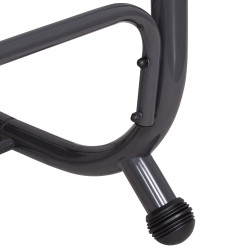 Záhradná hojdačka 4-miestna, čierna SPRINGOS FLORIDA