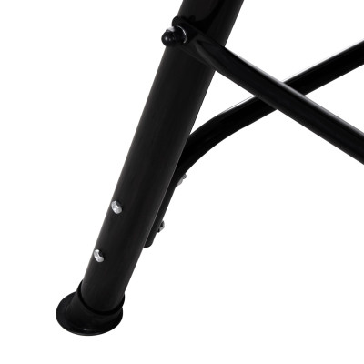 Záhradná hojdačka 3-miestna, čierna SPRINGOS LUNA