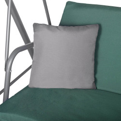 Záhradná hojdačka 3-miestna, zelená SPRINGOS LUNA