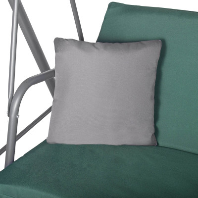 Záhradná hojdačka 3-miestna, zelená SPRINGOS LUNA