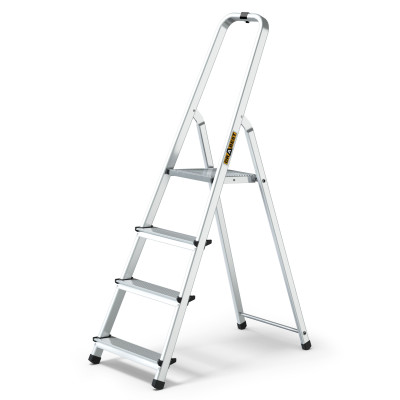 Hliníkové schodíky 4 stupne jednostranné DRABEST ALD4 HOME