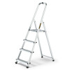 Hliníkové schodíky 4 stupne jednostranné DRABEST ALD4 HOME