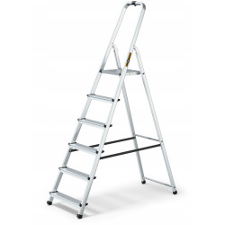 Hliníkové schodíky 6 stupňov jednostranné DRABEST ALD6 HOME