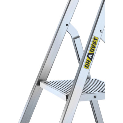 Hliníkové schodíky 6 stupňov jednostranné DRABEST ALD6 HOME