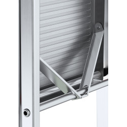 Hliníkové schodíky 7 stupňov jednostranné DRABEST ALD7 HOME