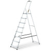 Hliníkové schodíky 8 stupňov jednostranné DRABEST ALD8 HOME
