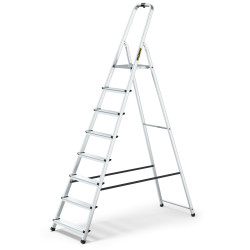 Hliníkové schodíky 8 stupňov jednostranné DRABEST ALD8 HOME