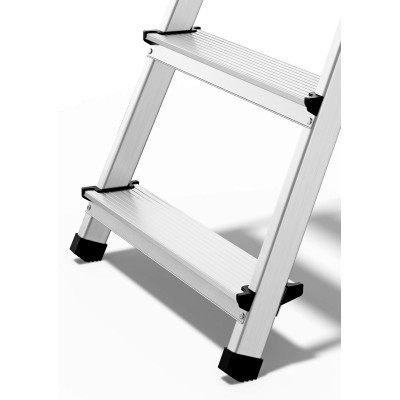 Hliníkové schodíky 8 stupňov jednostranné DRABEST ALD8 HOME