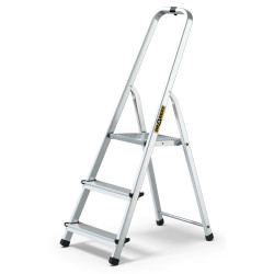 Hliníkové schodíky 3 stupne jednostranné DRABEST ALD3 HOME