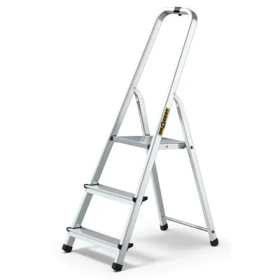 Hliníkové schodíky 3 stupne jednostranné DRABEST ALD3 HOME