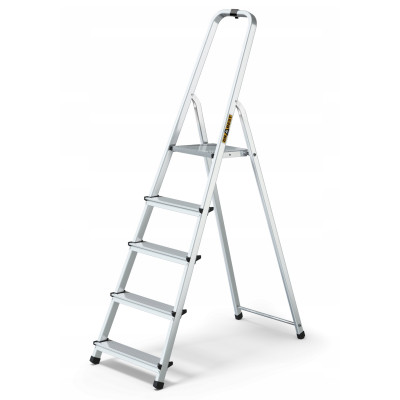 Hliníkové schodíky 5 stupňov jednostranné DRABEST ALD5 HOME