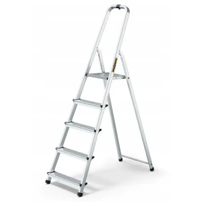 Hliníkové schodíky 5 stupňov jednostranné DRABEST ALD5 HOME
