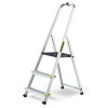 Hliníkové schodíky 3 stupne jednostranné DRABEST ALD3 PRO