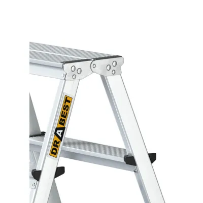 Hliníkové štafle 2x4 stupňa obojstranné DRABEST DD4 HOME