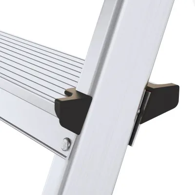 Hliníkové štafle 2x4 stupňa obojstranné DRABEST DD4 HOME