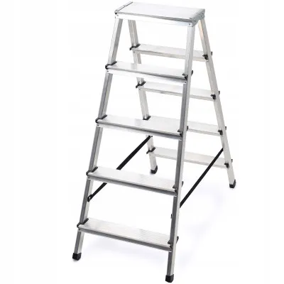 Hliníkové štafle 2x5 stupňov obojstranné DRABEST DD5 HOME