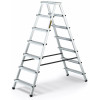 Hliníkové štafle / schodíky do domácnosti, 7 stupňov, max. pracovná výška 3,44 m, nosnosť 125 kg.