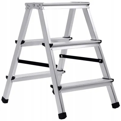 Hliníkové štafle 2x3 stupňa obojstranné DRABEST DD3 HOME