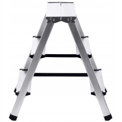 Hliníkové štafle 2x3 stupňa obojstranné DRABEST DD3 HOME