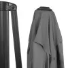 Záhradný slnečník 400 cm, grafitový SPRINGOS MALTA GU0050