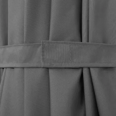 Záhradný slnečník 400 cm, grafitový SPRINGOS MALTA GU0050