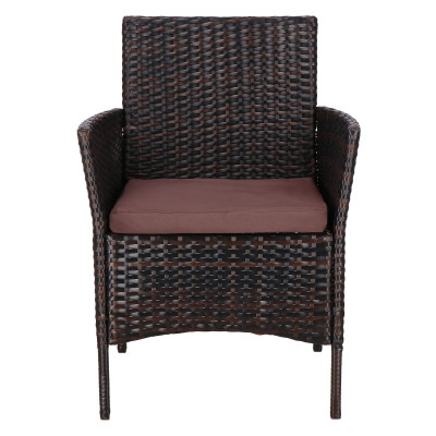 Ratanový set záhradného nábytku SPRINGOS ALABAMA 4 hnedý