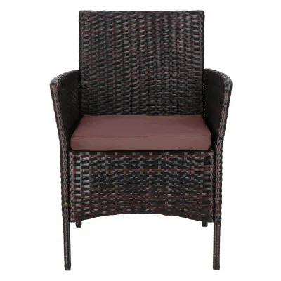 Ratanový set záhradného nábytku SPRINGOS ALABAMA 4 hnedý