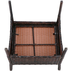 Ratanový set záhradného nábytku SPRINGOS ALABAMA 4 hnedý