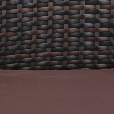 Ratanový set záhradného nábytku SPRINGOS ALABAMA 4 hnedý