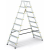 Profesionálne hliníkové štafle / schodíky na každodenné intenzívne používanie, 8 stupňov, max. pracovná výška 3,66 m, nosnosť 150 kg. Certifikácia TÜV Rheinland, EN 131 pre profi použitie.