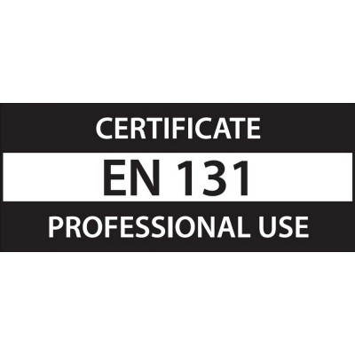 Hliníkové schodíky 4 stupne s madlami DRABEST ALDP+P-4 PRO