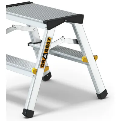 Hliníkové štafle 2x2 stupne obojstranné DRABEST DD2 PRO