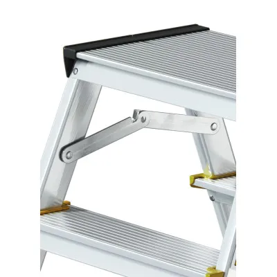 Hliníkové štafle 2x2 stupne obojstranné DRABEST DD2 PRO